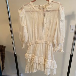 LoveShackFancy Lorelei White Dress